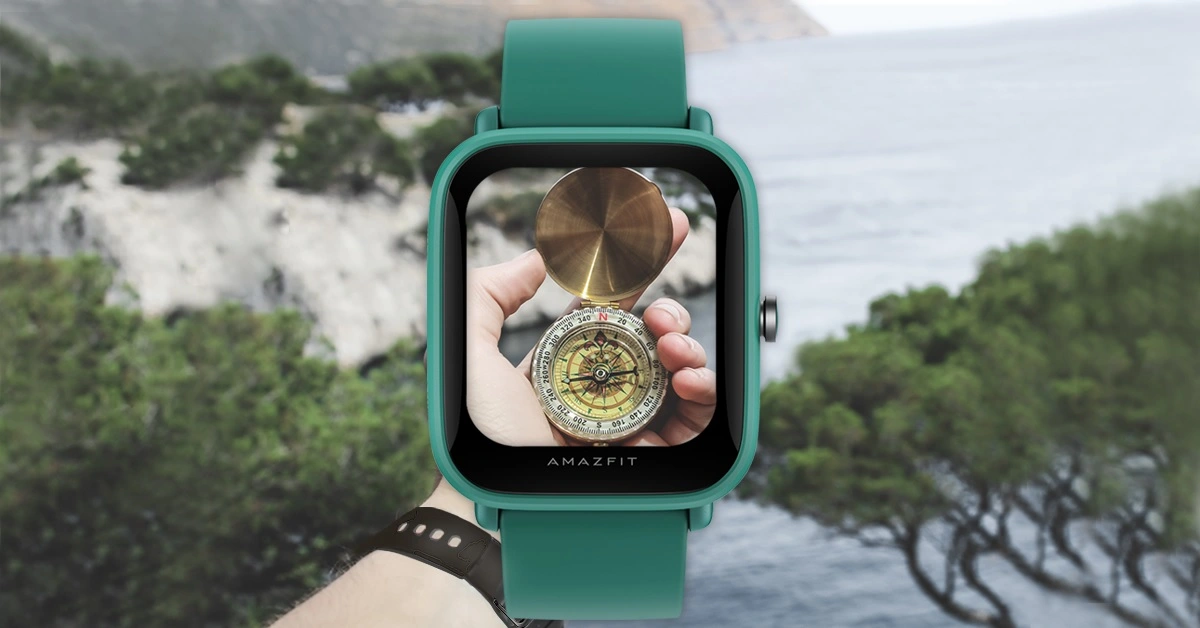Amazfit Bip U Pro Green kompas